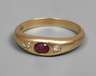 Kleiner Damenring mit Rubin