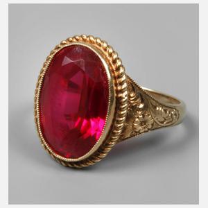 Damenring mit Steinbesatz