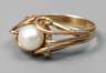 Damenring mit Perle