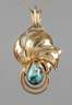 Anhänger mit Türkis