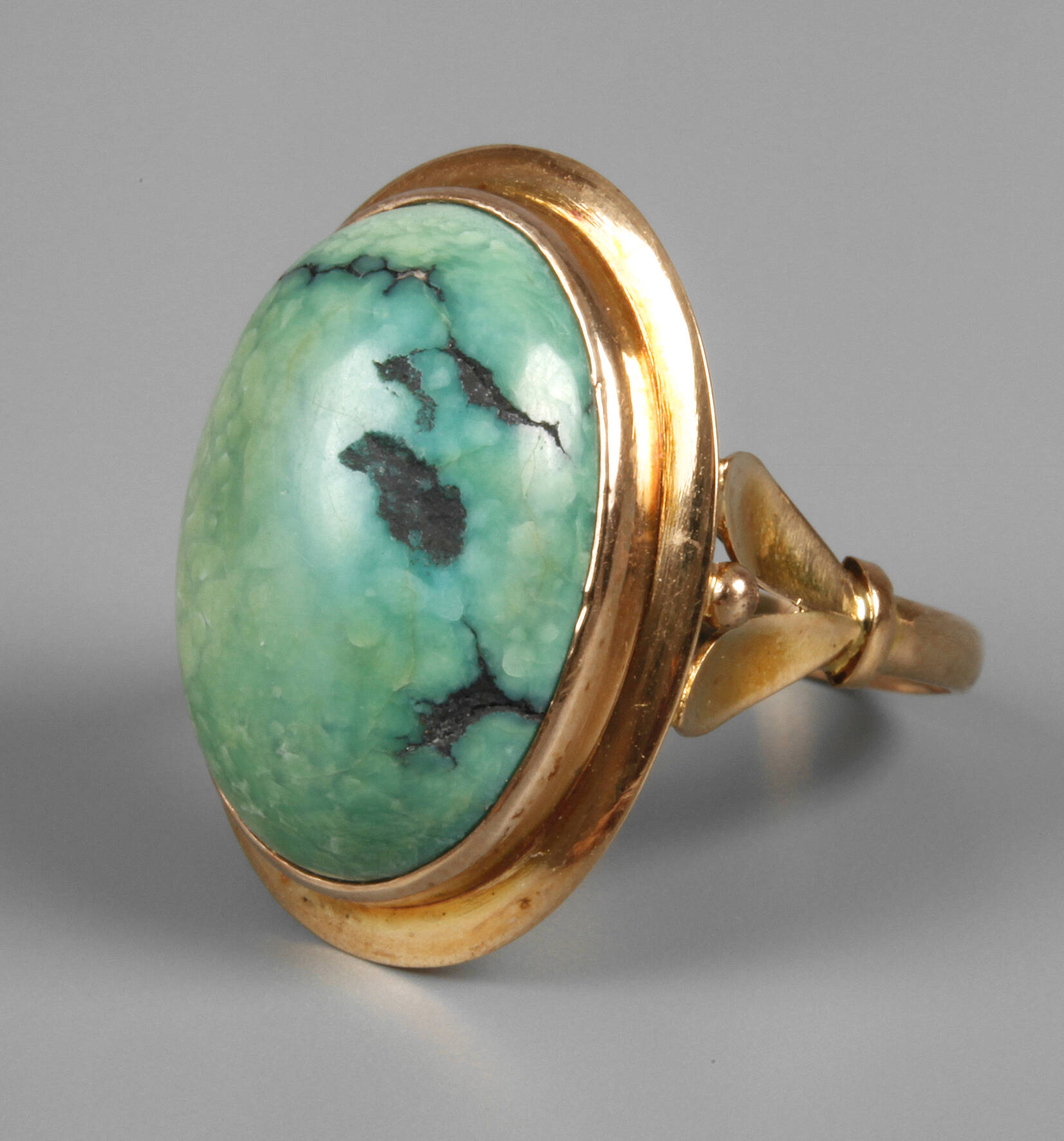 Damenring mit Türkis