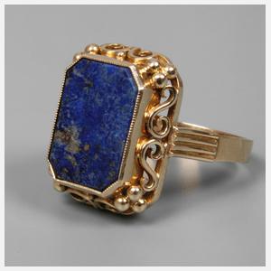 Damenring mit Lapislazuli