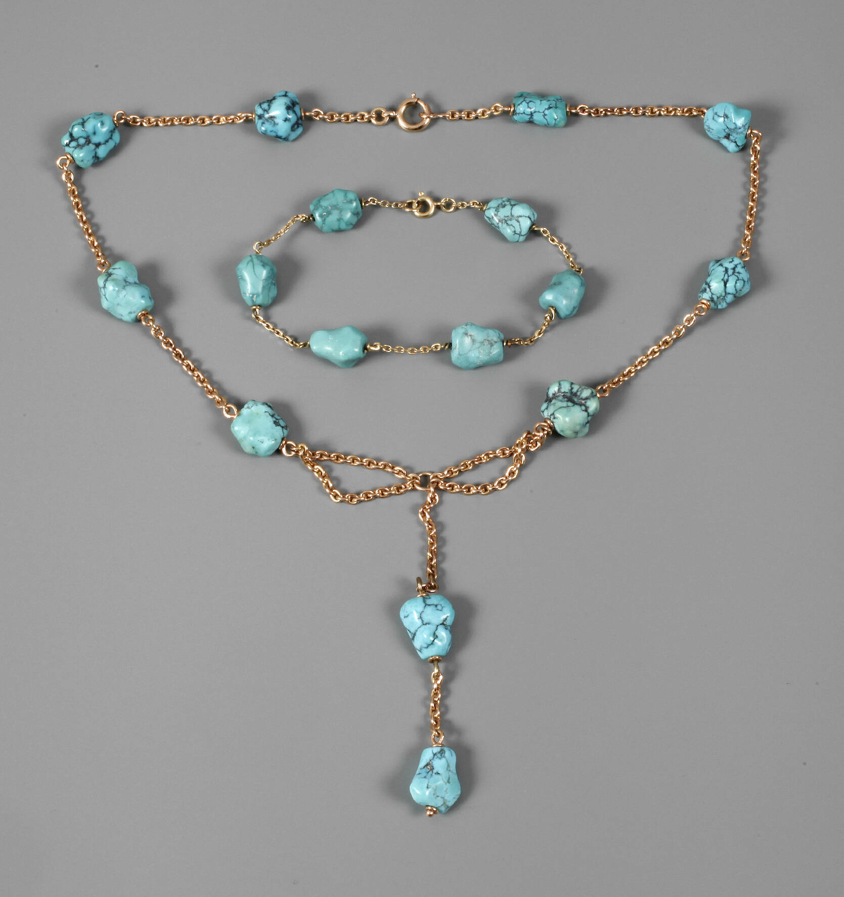 Schmuckset mit Türkisen