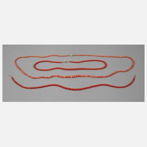 Konvolut Korallencolliers