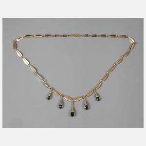 Collier mit Turmalinen
