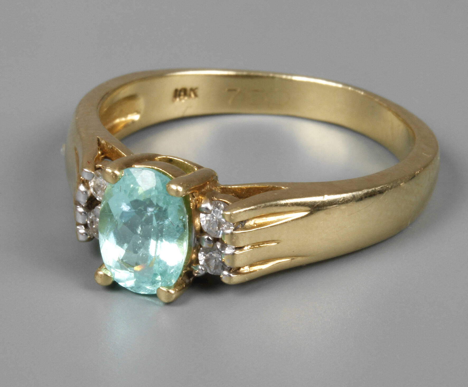 Damenring mit Paraiba-Turmalin