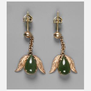 Ohrhänger mit Jade