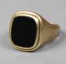 Herrenring mit Onyx