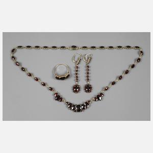 Konvolut Granatschmuck