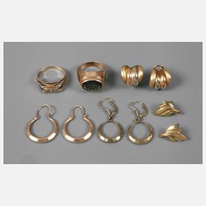 Konvolut Goldschmuck