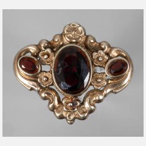 Brosche mit Steinbesatz