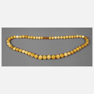 Bernsteincollier Butterscotch