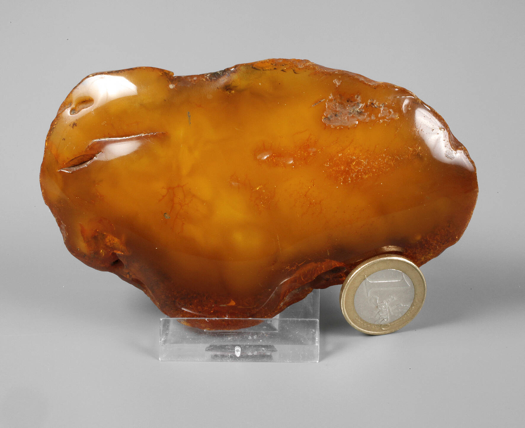 Sehr großer Bernsteinanhänger