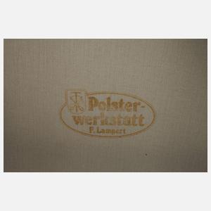 Barocktisch und sechs Stühle