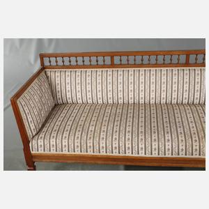 Sitzbank im Louis-Seize-Stil