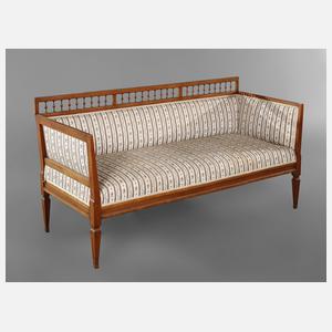 Sitzbank im Louis-Seize-Stil