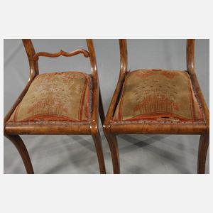 Vier Stühle Spätbiedermeier