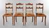Vier Stühle Spätbiedermeier
