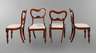 Vier Stühle Spätbiedermeier