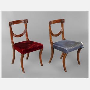 Paar Biedermeierstühle