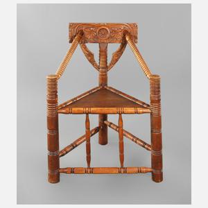 Bäuerlicher Eckstuhl