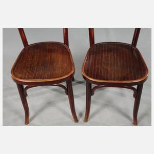 Paar Caféhaus-Stühle