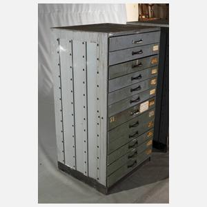 Paar Werkstattschränke