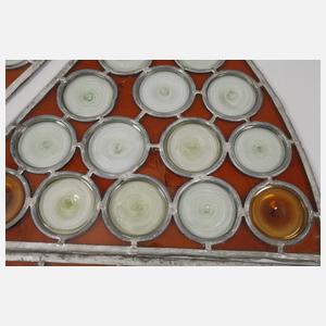 Rundes Bleiglasfenster