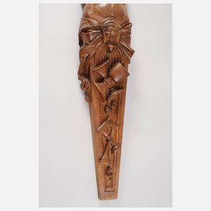 Geschnitzte Karyatide