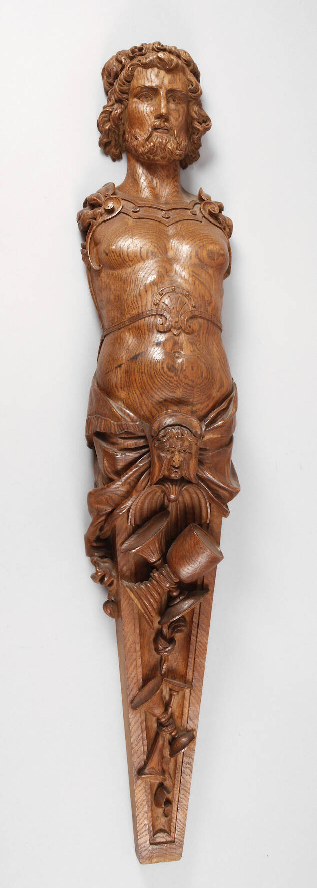 Geschnitzte Karyatide