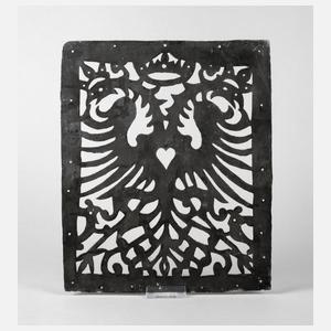 Ziergitter mit dem Doppeladler des Heiligen Römischen Reiches