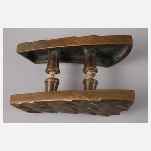 Bronze-Türgriff
