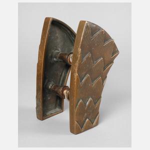 Bronze-Türgriff