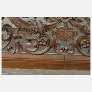 Prächtiger Kaminschirm Bronze