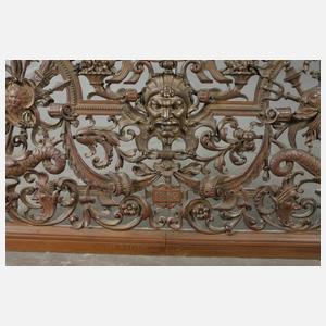 Prächtiger Kaminschirm Bronze