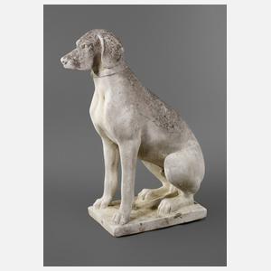 Gartenfigur Hund