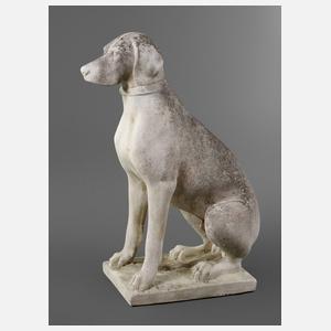 Gartenfigur Hund