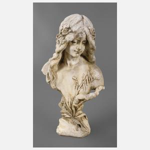 Mädchenbüste Jugendstil