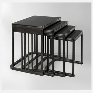 Vier Satztische Thonet