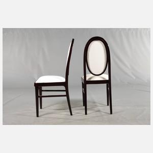 Josef Hoffmann Paar Stühle