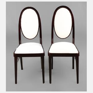 Josef Hoffmann Paar Stühle