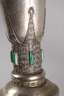 Silberpokal mit Chrysoprascabochons