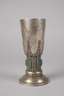 Silberpokal mit Chrysoprascabochons