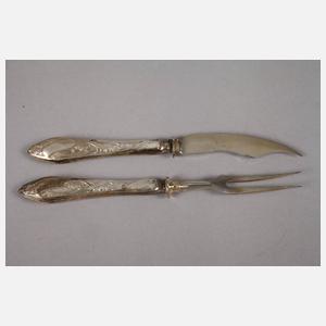 Silber Dessertbesteck Jugendstil