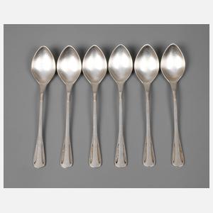 Joseph Maria Olbrich sechs Kaffeelöffel