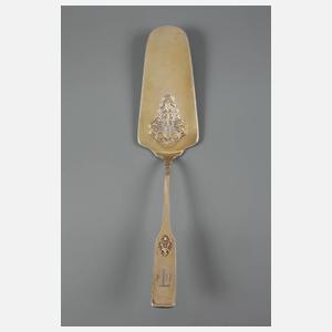 Bruckmann drei Vorlegeteile Silber