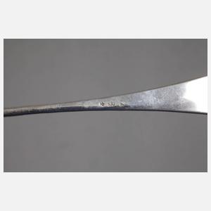 Silber Eisbesteck im Etui