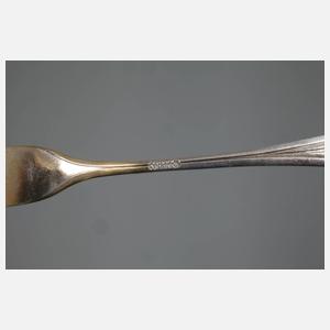 Hans Christiansen Dessertbesteck Silber