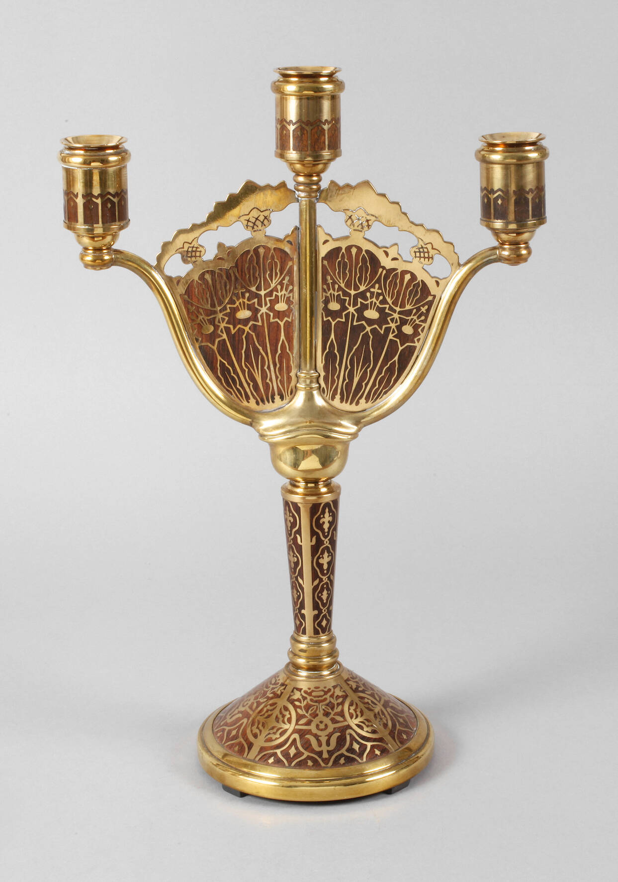 Erhard & Söhne dreiflammiger Leuchter