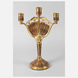 Erhard & Söhne dreiflammiger Leuchter